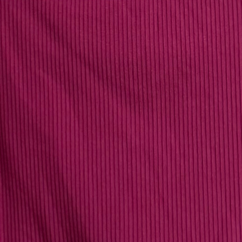 SHEIN Fuchsia Ribbed Crop Top - Picture 4 of 4